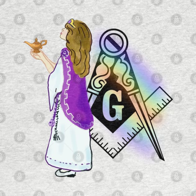 Masonic Princess with Rainbow by Princess12Toes